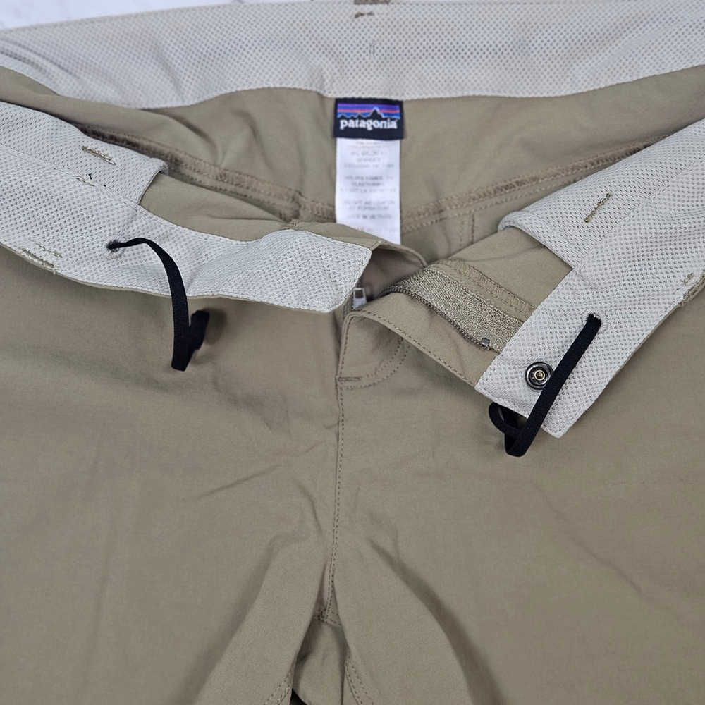 Patagonia Womens Rock Craft Shorts Tan Size 10 Hiking Climbing Outdoor Trail - Picture 11 of 15